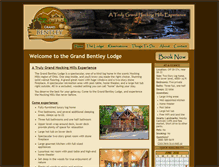 Tablet Screenshot of grandbentleylodge.com